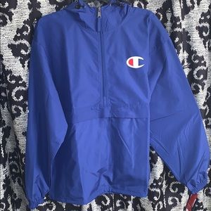 BRAND NEW!!! BLUE CHAMPION WINDBREAKER size MEDIUM